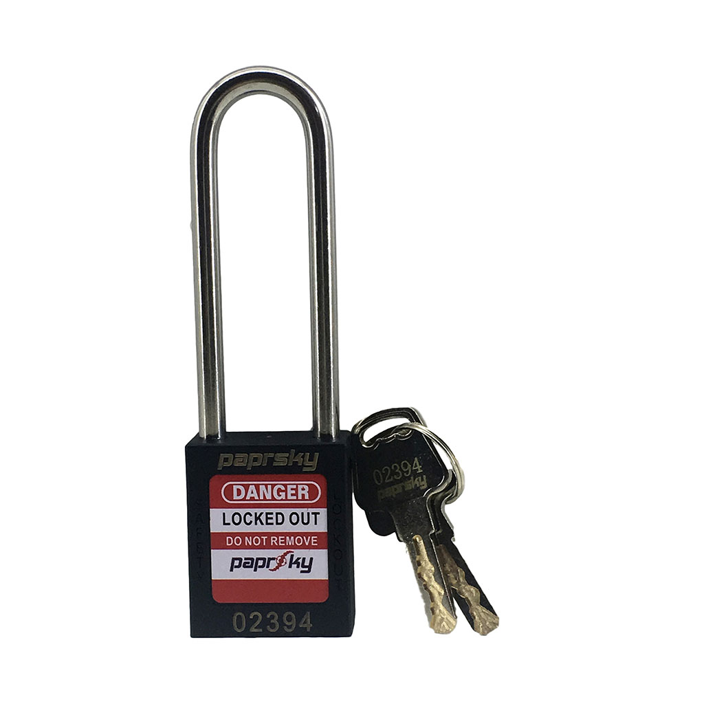 Black Safety Padlock